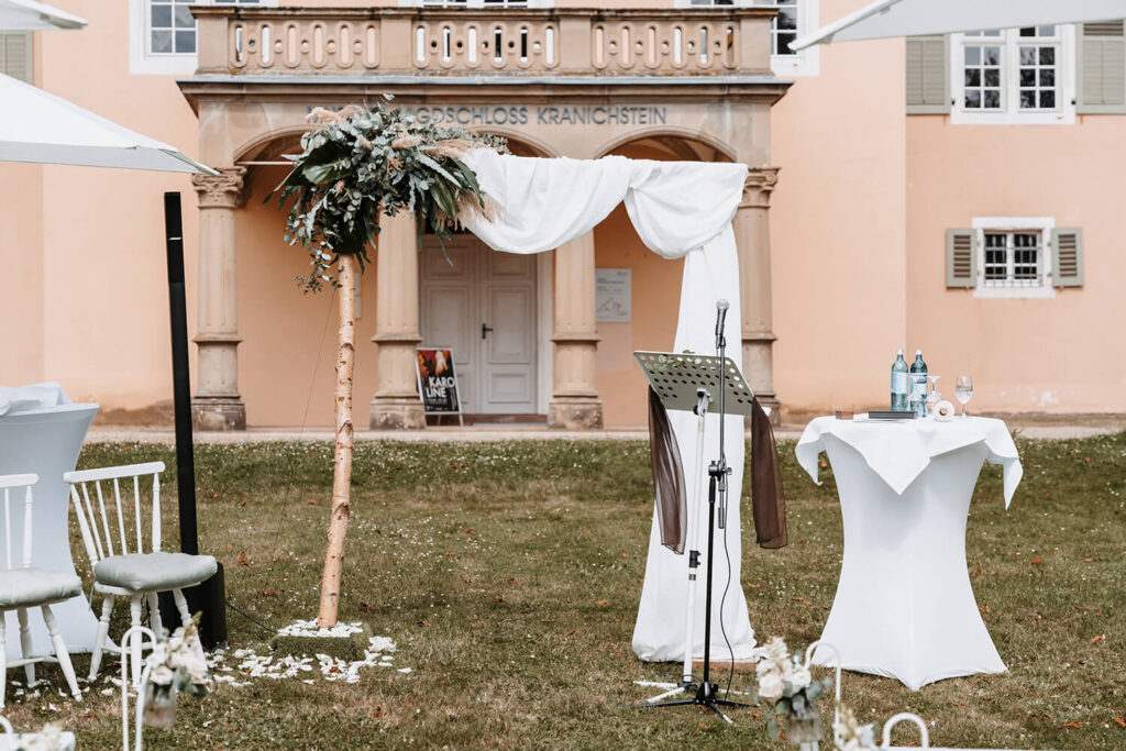 Hochzeit im Schloss Kranichstein Darmstadt