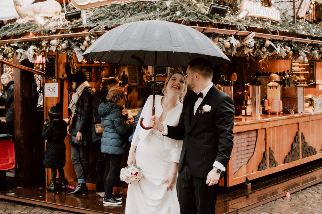 Hochzeitsfotografie am Römer Frankfurt